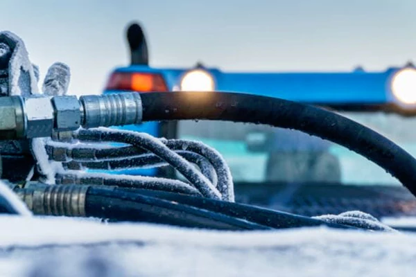 Hydraulic hoses operating in low temperature environments