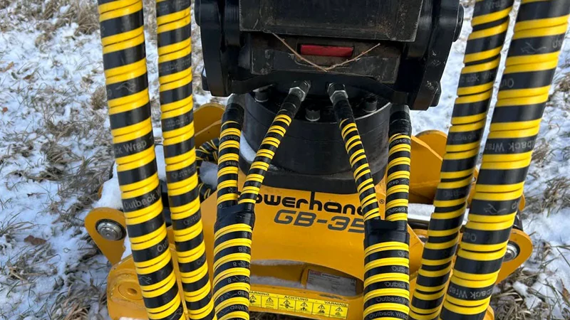 Spiral Guards for hose in Winter