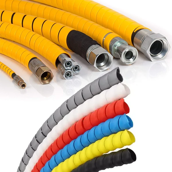 Garde-spirale en plastique