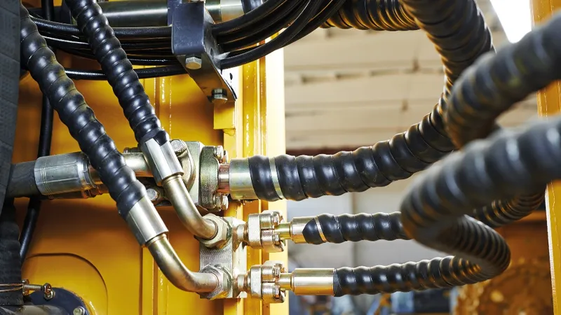 hydraulic hose protection