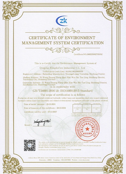 kingdaflex ISO 14001