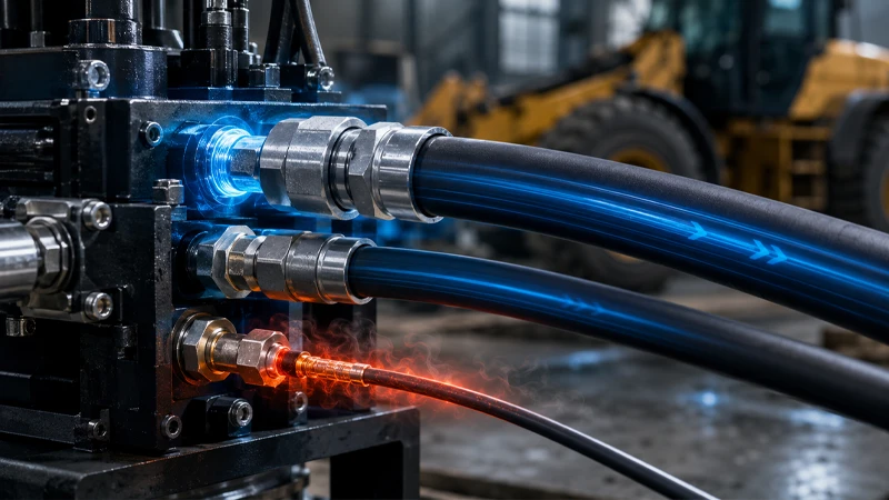 How Hydraulic Hose Diameter Affects Overall System Efficiency and Heat Generation