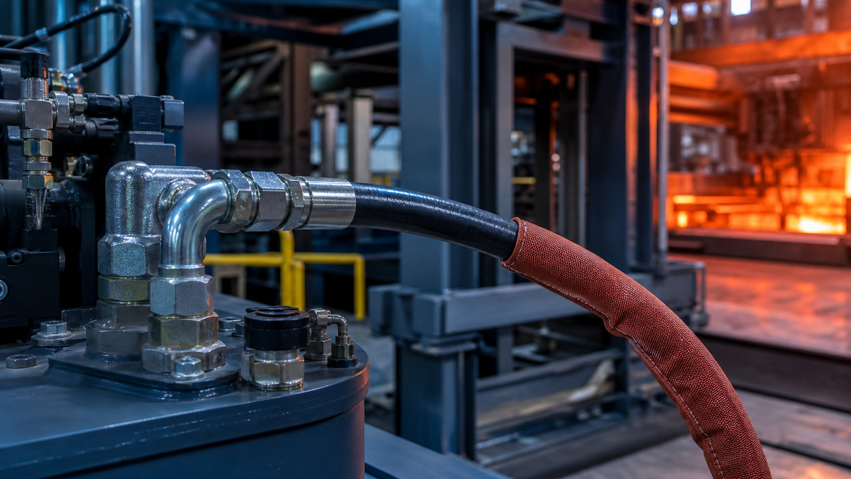 How to Select a Hydraulic Hose for Water-Glycol Fluids