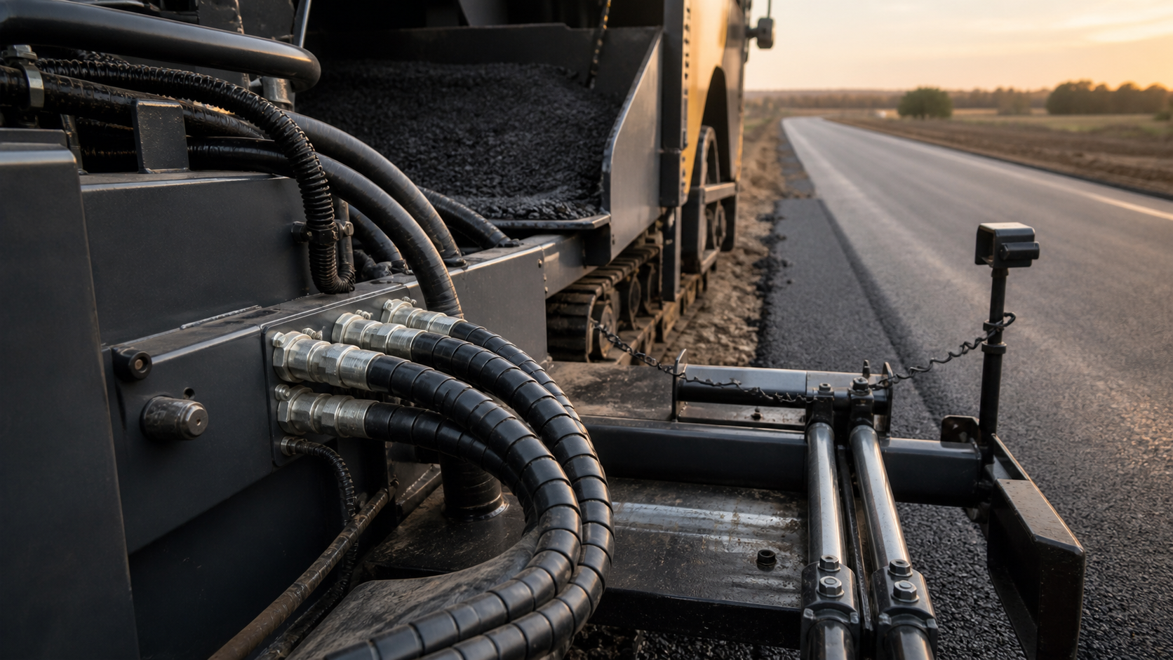 Hydraulic Hose Selection for Asphalt Pavers and Road-Building Machines